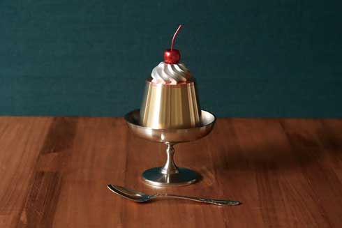 金属 世界一固い プリン アルミ 銅 真鍮 ステンレス 金属でできた固めプリン