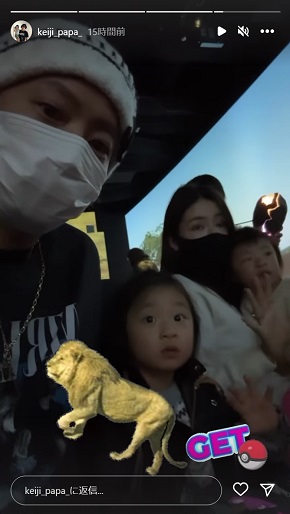 黒木啓司＆宮崎麗果ファミリーのクリスマスイブ