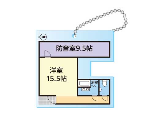 間取り キーホルダー カプセルトイ