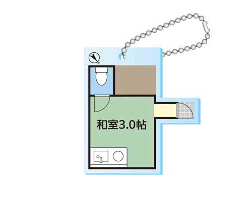 間取り キーホルダー カプセルトイ