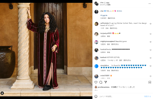 76歳の歌手で俳優のシェール