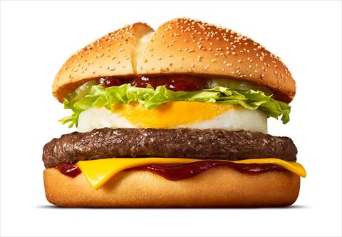 「和風バーベキュー たまご肉厚ビーフ」