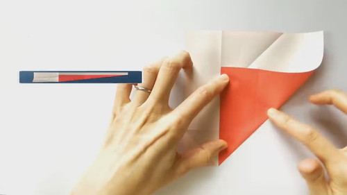 「折り紙うさぎのぽち袋」