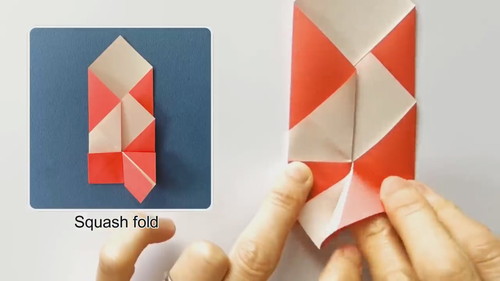 「折り紙うさぎのぽち袋」