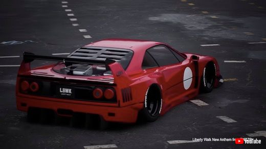 フェラーリ F40 カスタム リバティーウォーク 東京オートサロン2023