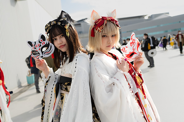 火将ロシエル＆西山野園美のオリジナル和服併せ