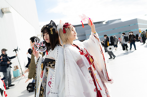 火将ロシエル＆西山野園美のオリジナル和服併せ