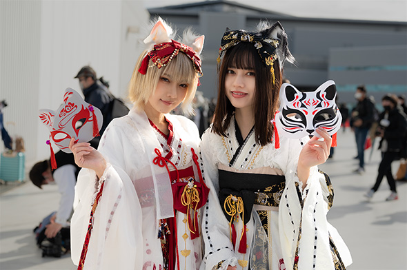 火将ロシエル＆西山野園美のオリジナル和服併せ