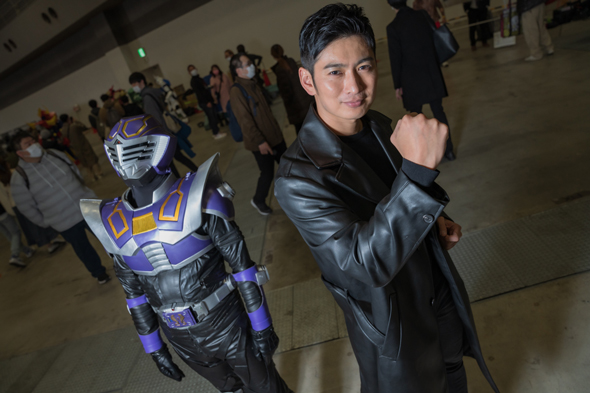 松田悟志の「仮面ライダー龍騎」秋山蓮／仮面ライダーナイト