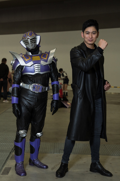 松田悟志の「仮面ライダー龍騎」秋山蓮／仮面ライダーナイト