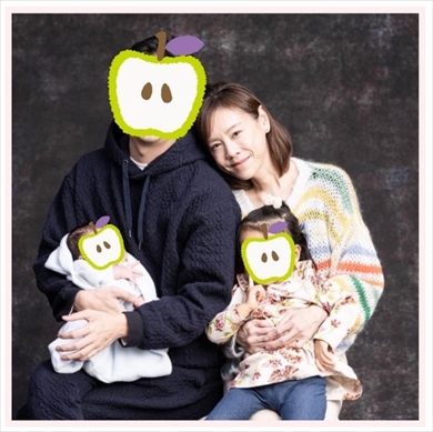 高橋真麻の家族ショット