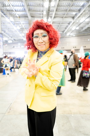 紫音のアイデンティティ田島さんがする野沢雅子さんコスプレのコスプレ