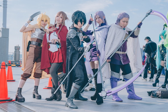 (株)星矢の「劇場版 ソードアート・オンライン -プログレッシブ- 星なき夜のアリア」合わせ、秋津穂乃華の「劇場版 ソードアート・オンライン -プログレッシブ- 星なき夜のアリア」アスナ、おふぃんの「劇場版 ソードアート・オンライン -プログレッシブ- 星なき夜のアリア」ミト、あるたんの「劇場版 ソードアート・オンライン -プログレッシブ- 星なき夜のアリア」アルゴ、かるこげんの「劇場版 ソードアート・オンライン -プログレッシブ- 星なき夜のアリア」ミト（初期アバター）