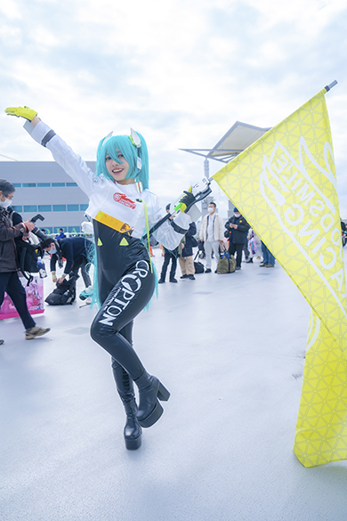 牡丹のレーシングミク