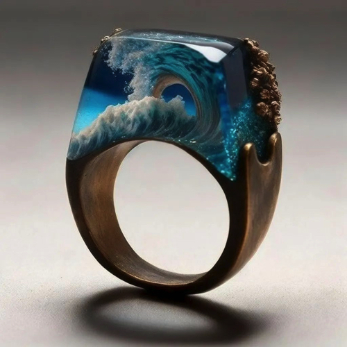 荒波の指輪のデザイン