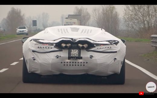 ランボルギーニ アヴェンタドール 後継 プロトタイプ テスト車両