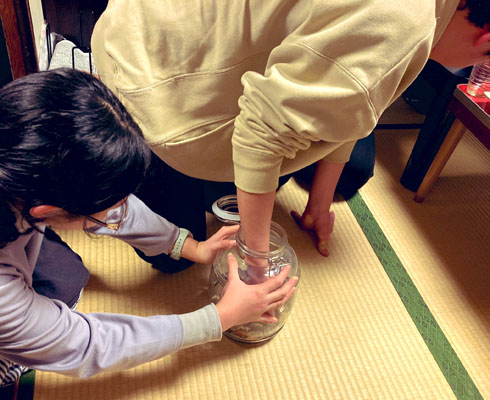 小銭つかみどり