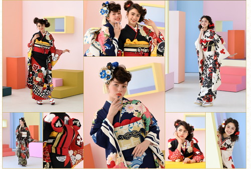 「ディズニー振袖」