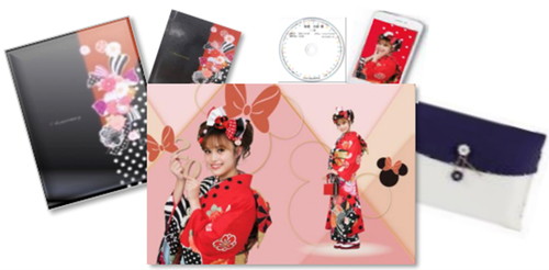 「ディズニー振袖」