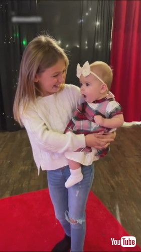 びっくりした赤ちゃん