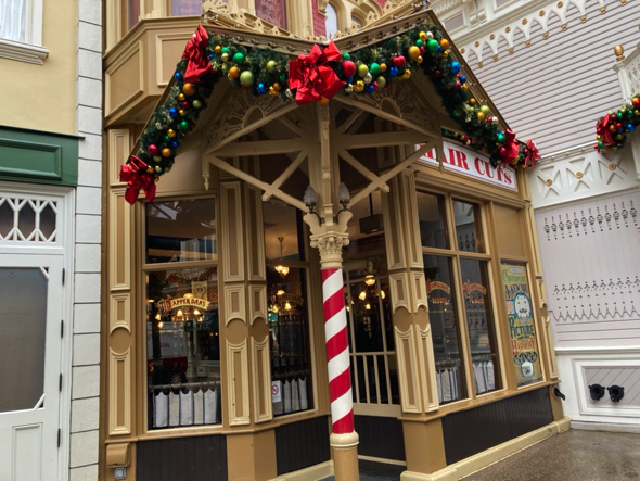 ディズニーランドで髪を切ってもらった写真がすてき