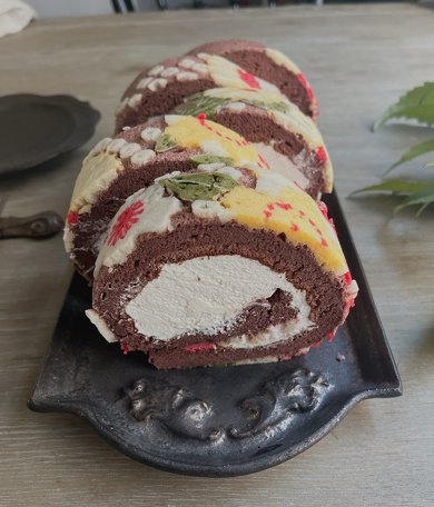 着物ロールケーキ