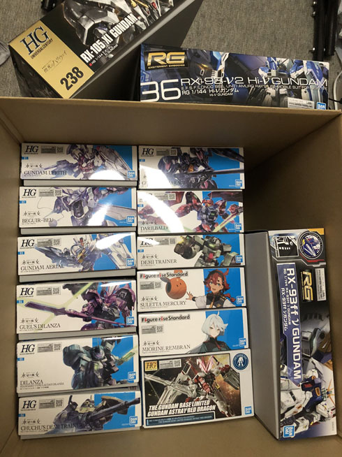 水星の魔女のガンプラが欲しい」というおいっ子→ほぼ全種贈った