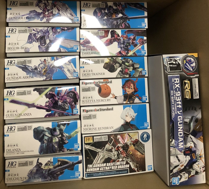 「水星の魔女のガンプラが欲しい」というおいっ子→ほぼ全種贈ったおじさんがすごい　「本当の福袋」「僕もおいっ子になる」