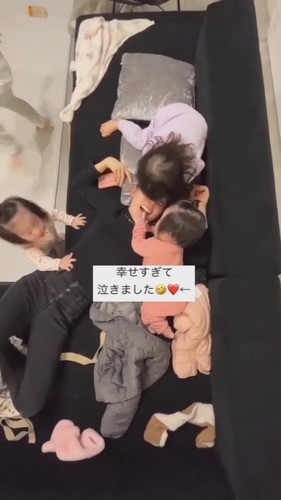 「4人ママ　最近1番幸せだっった瞬間」