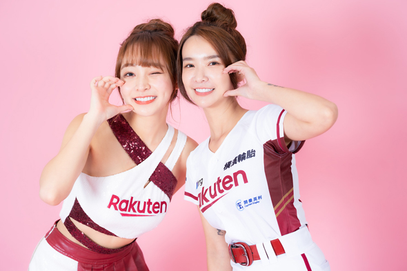 台湾チアのリン・シャンとKimi