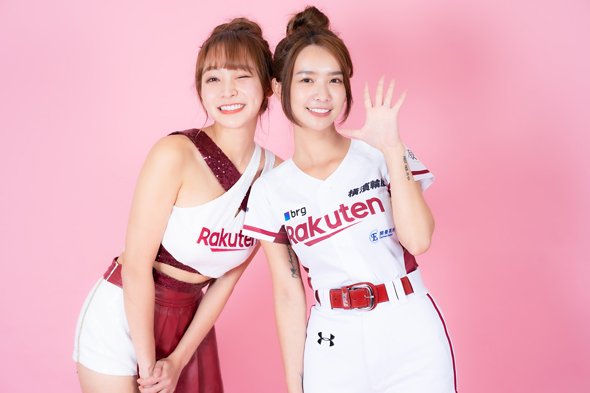 台湾チアのリン・シャンとKimi