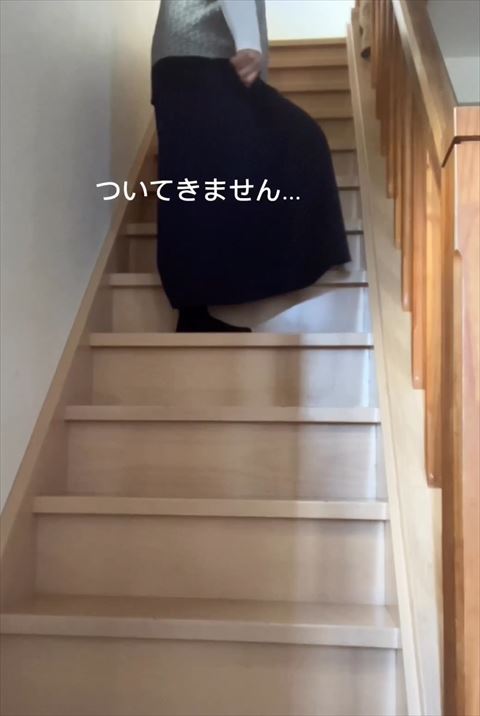 スカート履いてるママさん