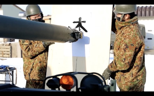 陸上自衛隊 第7師団 第71戦車連隊 書き初め 年頭行事 桃李成蹊