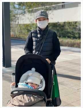 だいたひかると息子の親子ショット