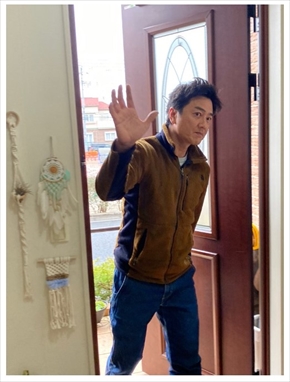 長男・一徹の帰国を見送る原田龍二