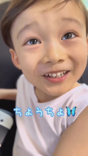 褒めてくれるレツくん