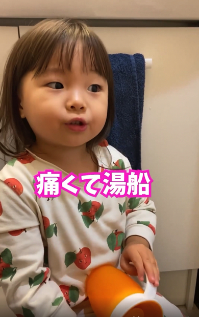 お風呂に入れなかった理由を深刻な顔で語る2歳児との会話