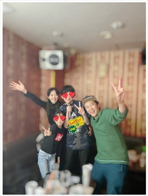 金子貴俊の家族ショット