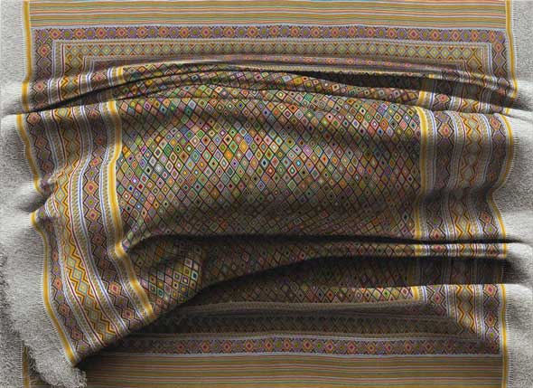 リアル カーペット 絵 画家 Antonio Santin 作品