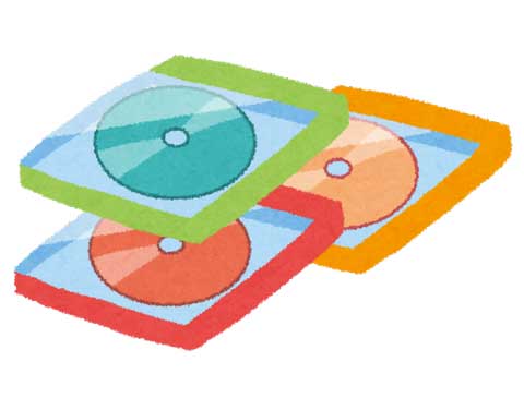 CD-R 書き込み 音楽 無音 表面 はがれる 透明