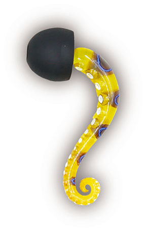 「タコの耳栓コレクション」ヒョウモンダコ