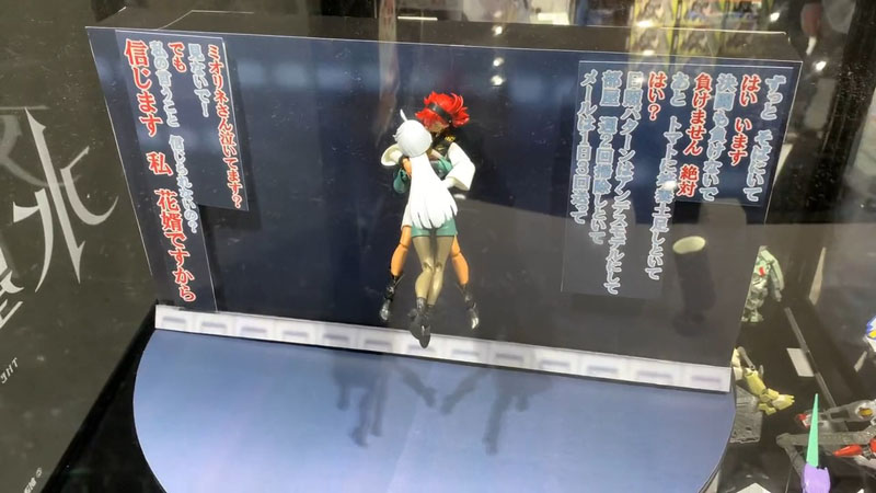 「水星の魔女」11話・12話を再現してしまったジオラマが話題　スレッタとミオリネが抱き合う感動のシーンと思いきや……？