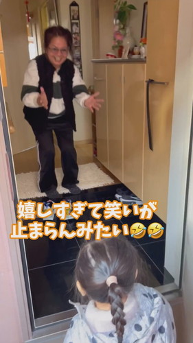 サプライズ帰省