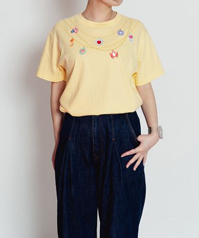 セボンスターTシャツ・ライトイエロー