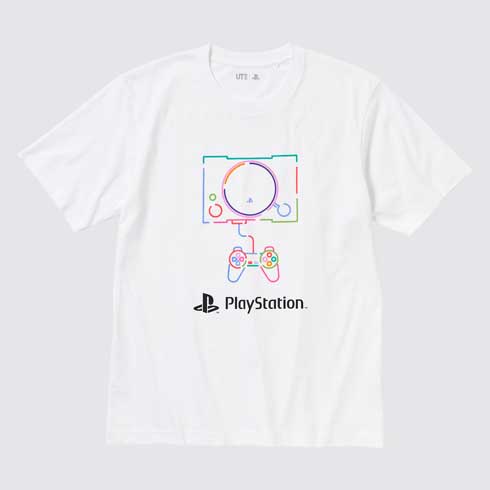 ユニクロ UT Tシャツ プレイステーション ゲーム機 オリジナルラインアート