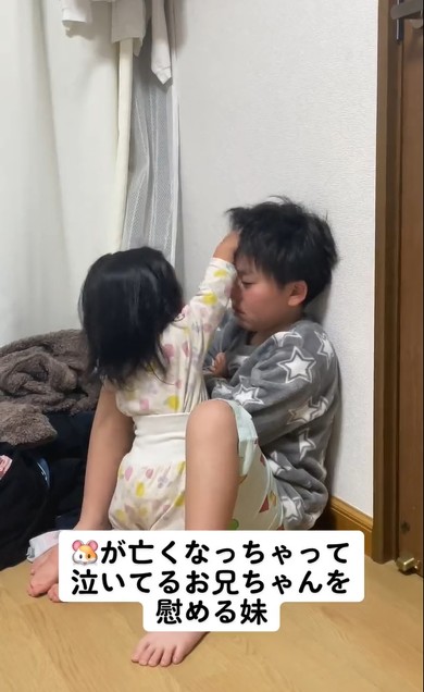 なぐさめるゆあちゃん