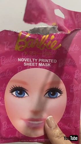 「Barbie Sheet Mask Looks Ridiculous || ViralHog」