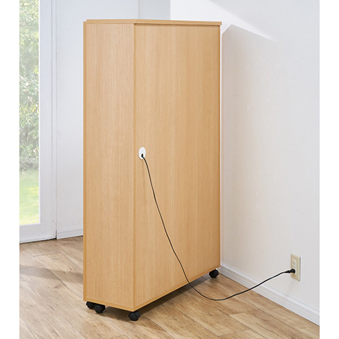 開くとワークスペースができる棚が登場　「移動式マイルーム」が在宅ワークに便利そう