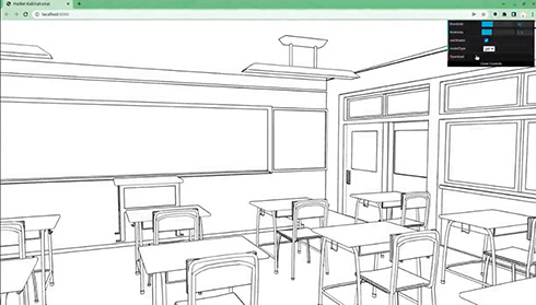 3Dモデルを高品質な線画に変換するツールが漫画背景などに便利そう　漫画や絵を描く人から「超便利なやーつ！！」と絶賛