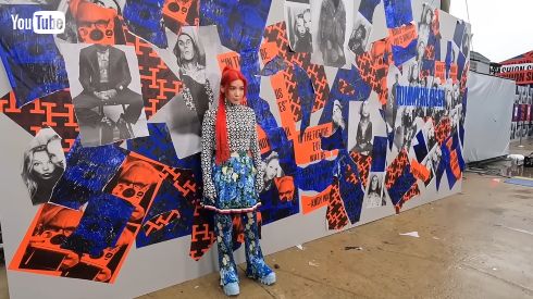 「トミー・ヒルフィガー」のファッションウイークに出席した仲里依紗